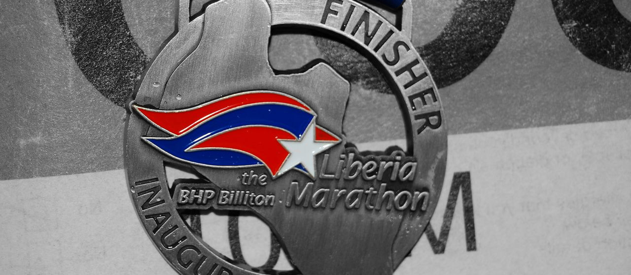 Liberia Marathon Medal